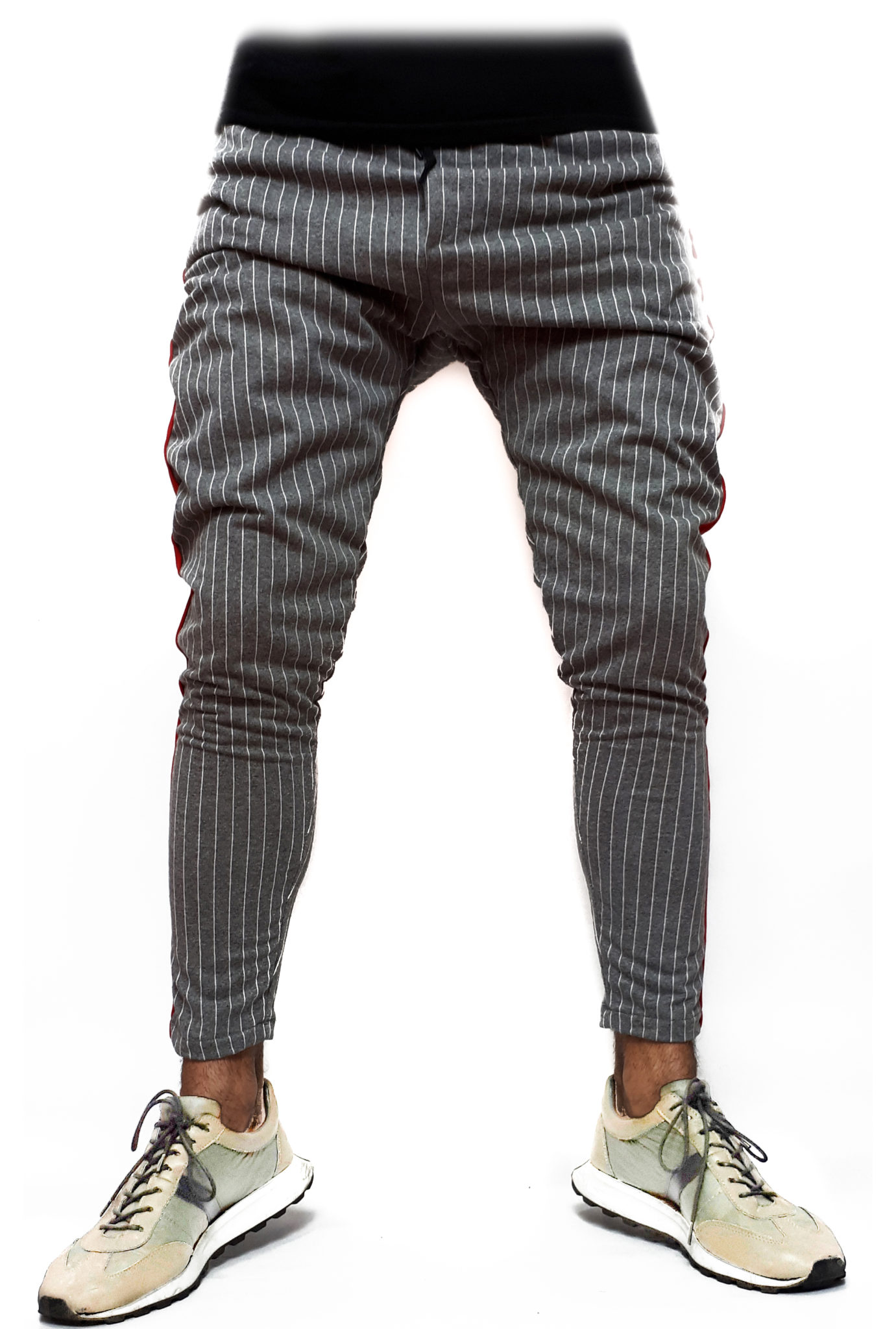 pantaloni linii subtiri dunda laterala mortal red
