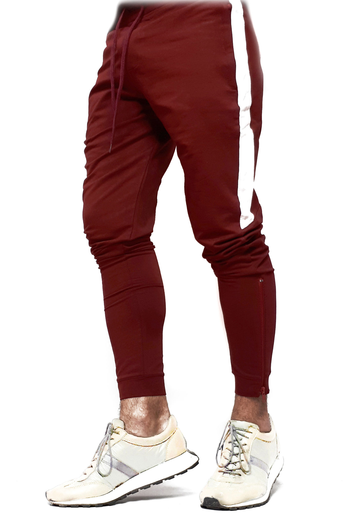 pantaloni sport bordo dungi laterale
