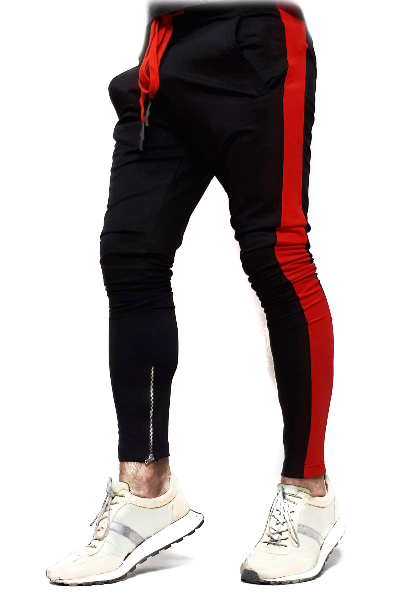 pantaloni sport negri dungi laterale