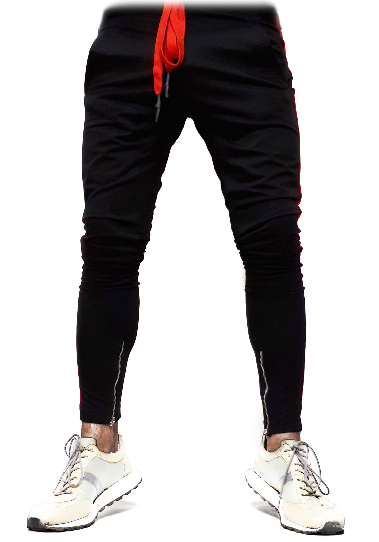 pantaloni sport negri dungi laterale